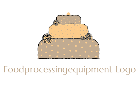 birthday cake logo