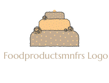 birthday cake logo
