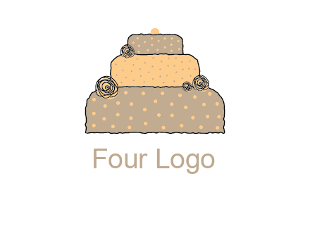 birthday cake logo