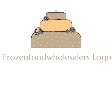 birthday cake logo