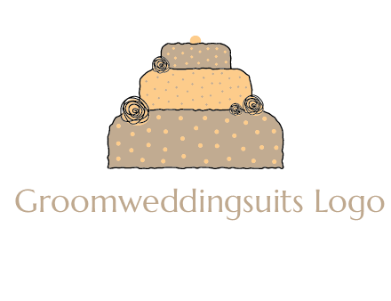 birthday cake logo
