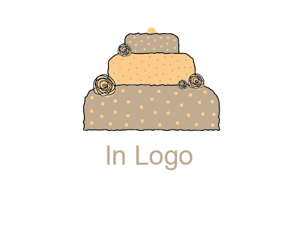 birthday cake logo