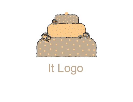 birthday cake logo