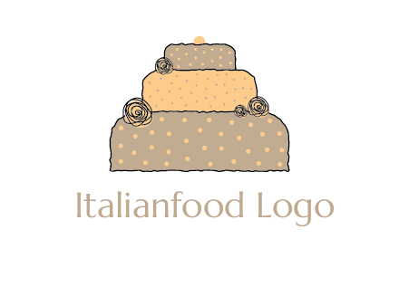 birthday cake logo