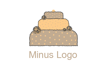 birthday cake logo
