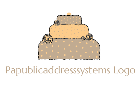 birthday cake logo
