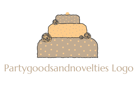 birthday cake logo