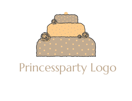birthday cake logo