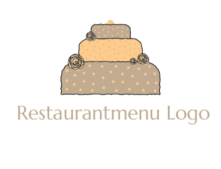 birthday cake logo