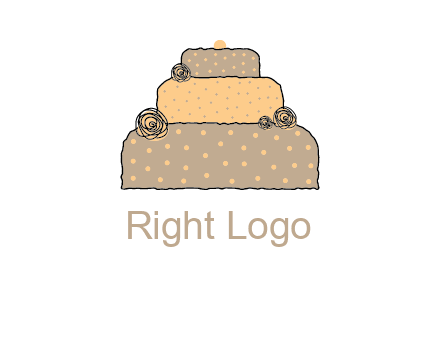 birthday cake logo