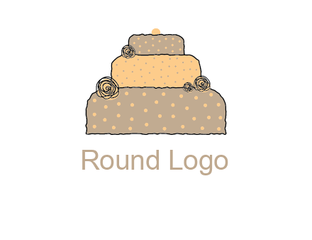 birthday cake logo