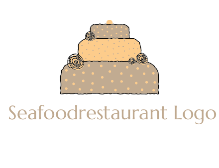 birthday cake logo