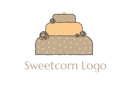 birthday cake logo