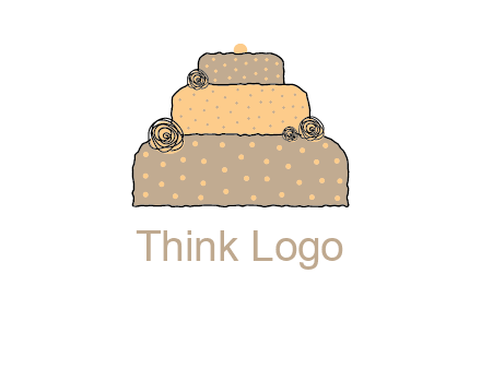 birthday cake logo