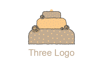birthday cake logo