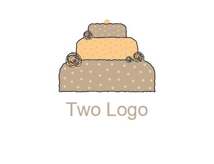 birthday cake logo