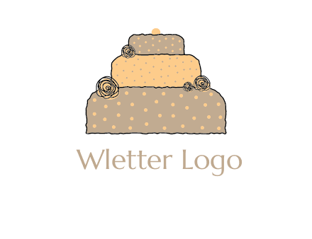 birthday cake logo