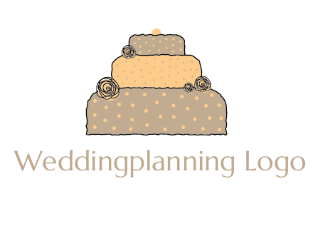 birthday cake logo