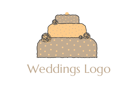 birthday cake logo