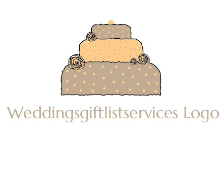 birthday cake logo