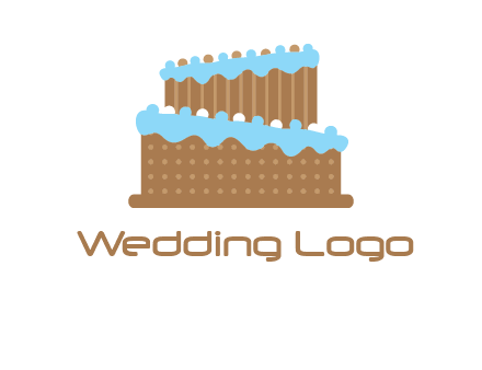 musical wedding cake logo