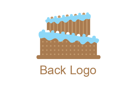 musical wedding cake logo