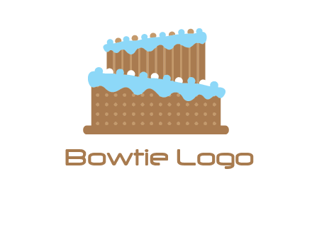 musical wedding cake logo