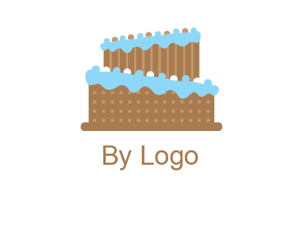 musical wedding cake logo