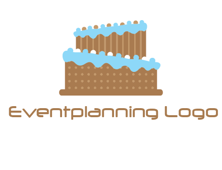 musical wedding cake logo