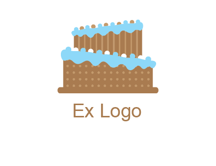 musical wedding cake logo