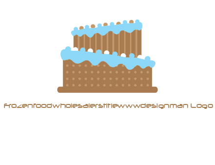 musical wedding cake logo