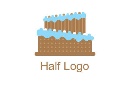 musical wedding cake logo