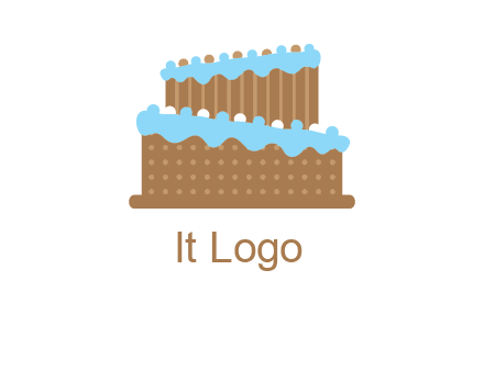 musical wedding cake logo