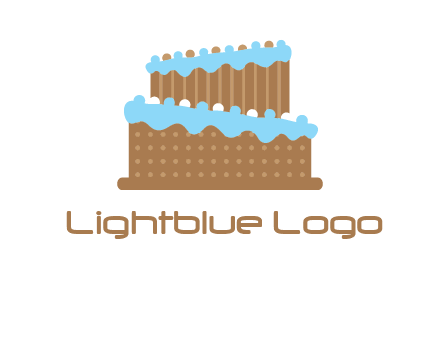 musical wedding cake logo