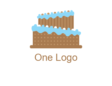musical wedding cake logo