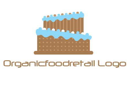 musical wedding cake logo