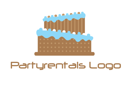 musical wedding cake logo