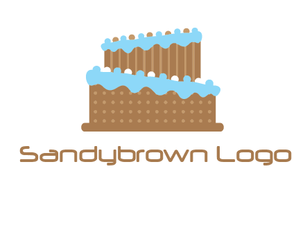 musical wedding cake logo