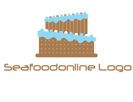 musical wedding cake logo