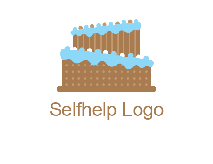 musical wedding cake logo