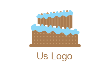 musical wedding cake logo