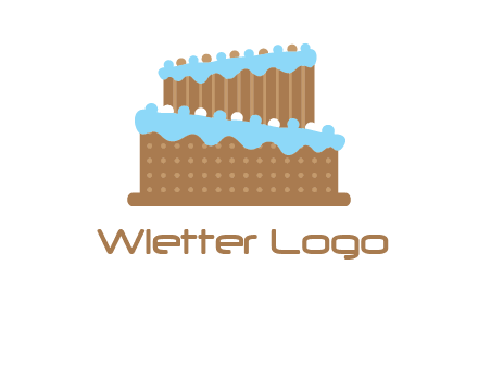 musical wedding cake logo