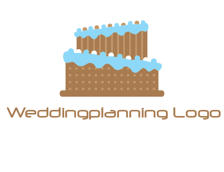 musical wedding cake logo