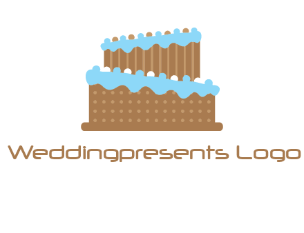 musical wedding cake logo