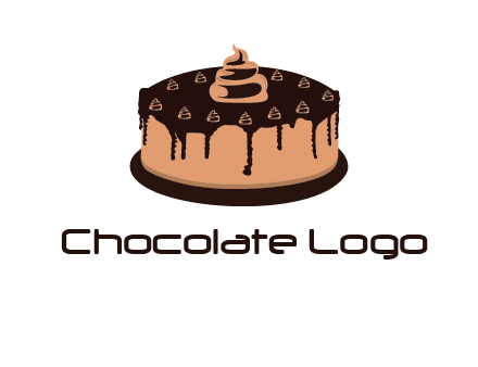 pastry on cake logo