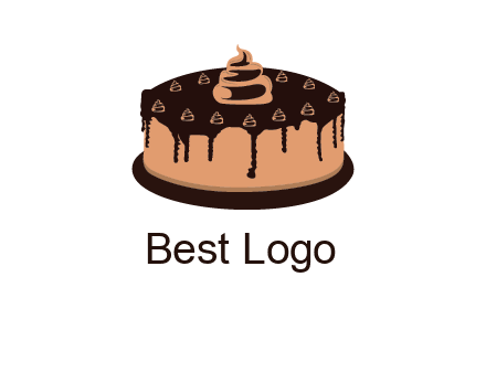 pastry on cake logo