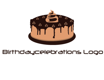pastry on cake logo