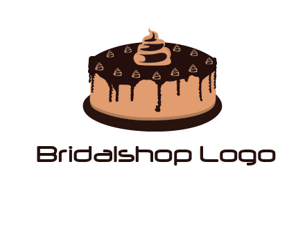 pastry on cake logo