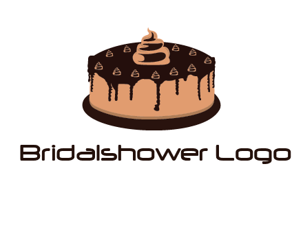 pastry on cake logo