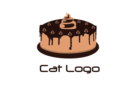 pastry on cake logo